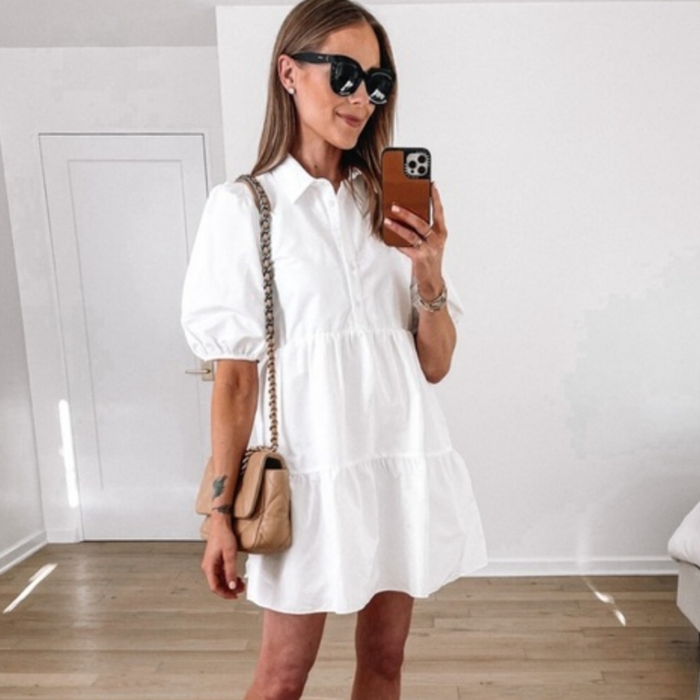 Amanda Uprichard White Mini Dress